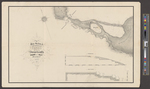 1835 Plan, Section, Etc. Of the Proposed Canal Between Damariscotta Pond and Bay Maine by James Hall