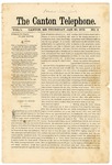 The Canton Telephone: Vol. 1, No. 6 - January 30, 1879