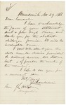 1866-11-29 Chamberlain letter to General Hodsdon by Joshua Lawrence Chamberlain