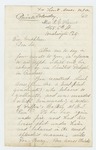 Undated (circa 1862) -  Mrs. A.C. Harris recommends Mr. Ames as colonel