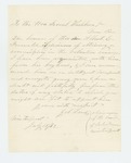 1862-07-15 Job Lord of Winterport recommends Albert E. Fernald for commission by Job Lord