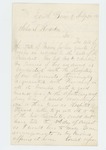 1862-07-21 Ebenezer Hanson offers his services as apothecary or hospital steward by Ebenezer Hanson