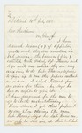 1862-07-30 Charles Strickland informs Governor Washburn that he has mustered the quota for Appleton by Charles L. Strickland