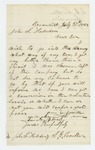 1862-07-31  S.G. Crooker asks about a commission in the regiment