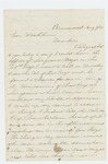 1862-08-09 H.B. Smith of Brunswick requests a position in the regiment by H. B. Smith