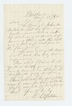 1862-08-12 C.L. Holden recommends Eben M. Mitchell for commission by C. L. Holden