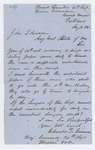 1862-08-15 Major Charles D. Gilmore sends enlistment papers to Adjutant General Hodsdon, inquires about lack of surgeon by Charles D. Gilmore