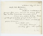 1862-08-22 William W. Morrell forwards enlistment papers to Adjutant General Hodsdon by William W. Morrell