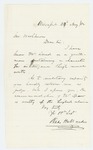 1862-08-22 Mr. Hubbard recommends Joseph Land by Mr. Hubbard