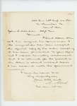 1862-11-14 Colonel Adelbert Ames writes regarding resignation of Lieutenant Hosea Allen by Adelbert Ames
