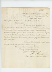 1862-11-25 Samuel Keene notifies Adjutant General Hodsdon of an error in his name on his commission by Samuel Keene