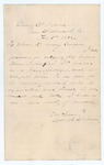 1863-02-08  Captain Ellis Spear recommends Corporal Alden Miller for promotion