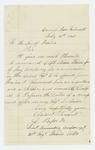 1863-02-16 Lieutenant Elisha Besse, Jr. recommends Captain Alden Miller for promotion by Elisha Besse Jr.