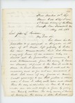 1863-05-26 Charles Gilmore requests a promotion for himself and Joshua Chamberlain by Charles D. Gilmore