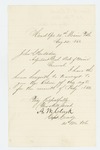 1863-08-22  Captain Atherton W. Clark sends the July 1863 regimental return