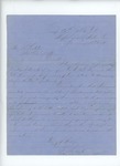 1864-01-11 Captain Prentiss Fogler forwards enlistments per General Order 191 by Prentiss M. Fogler