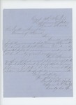 1864-03-05 Captain Prentiss M. Fogler recommends Lieutenant Hiram Morse for promotion by Prentiss M. Fogler
