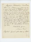 1864-12-29 Almira Davis requests support from her son's enlistment by Almira Davis