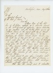 1865-05-20 H.F. Sherman inquires about bounty payment for William Dyer by H. F. Sherman