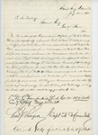 1865-07-24 Thomas Chamberlain and other officers recommend Solomon A. Nelke for commission by Thomas D. Chamberlain