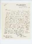 1865-12-21  Ellis Spear sends his military history to General Hodsdon
