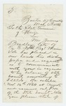1866-03-06  Firm of Butler & Kingsbury requests bounty payment for James Bradley, Company E
