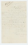 1866-03-09  Charles Waterhouse asks for copy of his discharge papers
