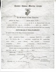 Roscoe M. Chase Military Draft Registration, June 30, 1917