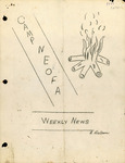 Camp Neofa Newsletter July 10-16, Week 1, 1966