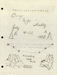 Camp Neofa Newsletter July 16-22, Week 2, 1972
