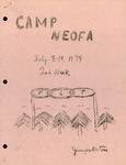 Camp Neofa Newsletter July 8-14, Week 2, 1979