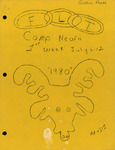 Camp Neofa Newsletter July 6-12, Week 1, 1980