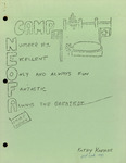 Camp Neofa Newsletter  July 12- 18 , Week 2, 1987