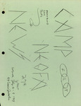 Camp Neofa Newsletter July 2-8 , Week 1, 1989