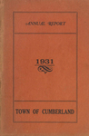 Town of Cumberland, Maine, Annual Report 1931 by Cumberland (Me.)