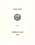 Town of Cumberland, Maine, Annual Report 1987 by Cumberland (Me.)