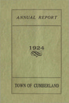 Town of Cumberland, Maine, Annual Report 1924 by Cumberland (Me.)