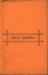 Greely Institute Catalogue and Circular 1894–95