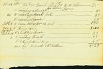 Robert McLellan Bill for Work on Town Farm, March 1850 by Cumberland (Me.)