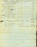 Robert McLellan Bill for Work on Town Farm, 1851 by Cumberland (Me.)