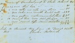 Charles Poland Bill for Supplies for Town Poor, July 18, 1851 by Cumberland (Me.)