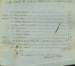 Robert McLellan Bill for Work on Town Farm, April 28, 1853 by Cumberland (Me.)