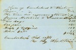 William L. Prince Bill for Attending James Mitchell, February 19, 1861 by Cumberland (Me.)