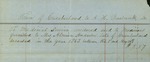 A. H. Burbank Bill for Medical Services to Almira Anderson, May 1863 by Cumberland (Me.)