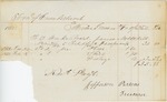 Maine Insane Hospital Bill for James Mitchell, February 1865 by Cumberland (Me.)