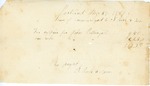 Samuel Puck & Son Bill for Coffin for John Pettingill, November 28, 1869 by Cumberland (Me.)
