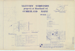 Plan of Glenview Subdivision, Blanchard Road and Glenview Road, Cumberland, Maine, 1987