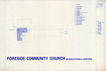 Plan of Foreside Community Church Additions and Rehabilitations, Foreside Road, Cumberland, Maine, 1997 by Barba Architecture & Preservation