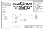 Plan of 179 Foreside Subdivision, Foreside Road, Cumberland, Maine, 2015