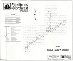 Plan of Maritimes and Northeast Pipeline, Proposed Phase II, NWI Quad Sheet Index, Maine, 1997